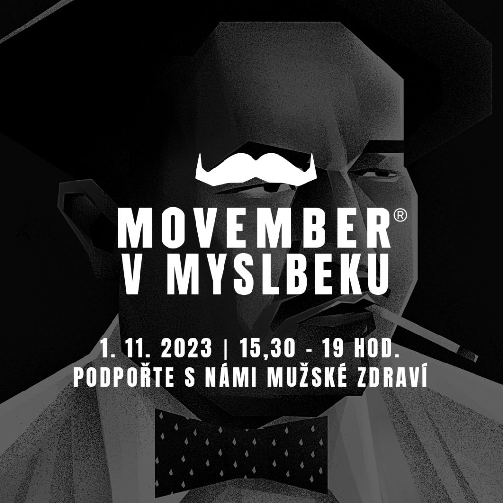 Movember 2023 odstartuje 1. listopadu v pražském Myslbeku atraktivním programem
