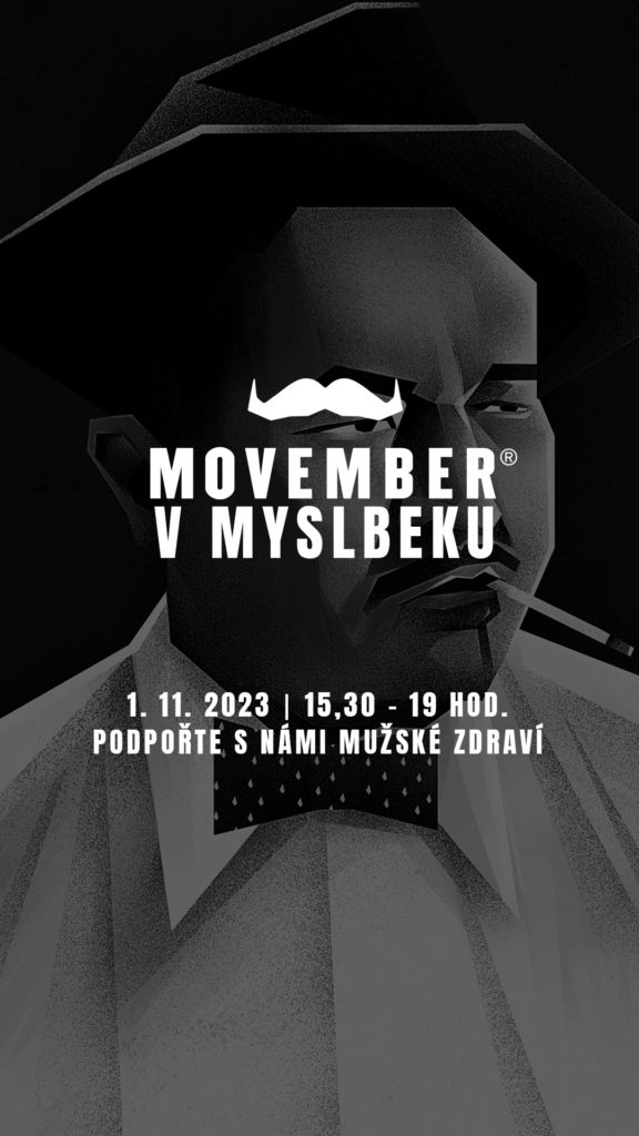 Movember 2023 odstartuje 1. listopadu v pražském Myslbeku atraktivním programem