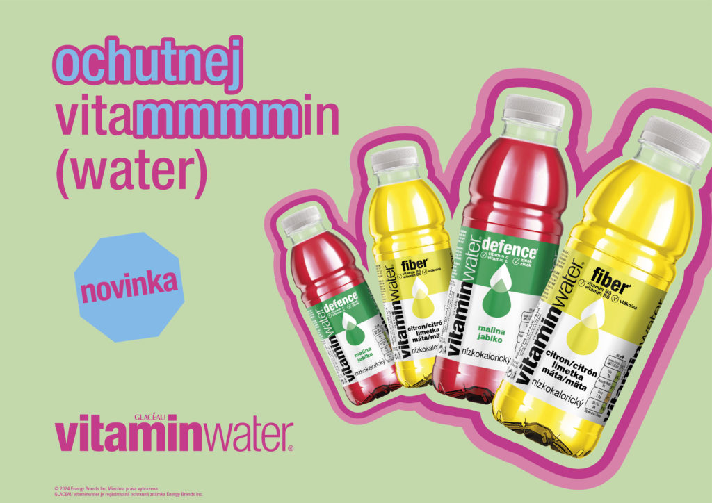 Novinka: Vitaminwater – Vaše denní dávka zdraví a svěžesti!